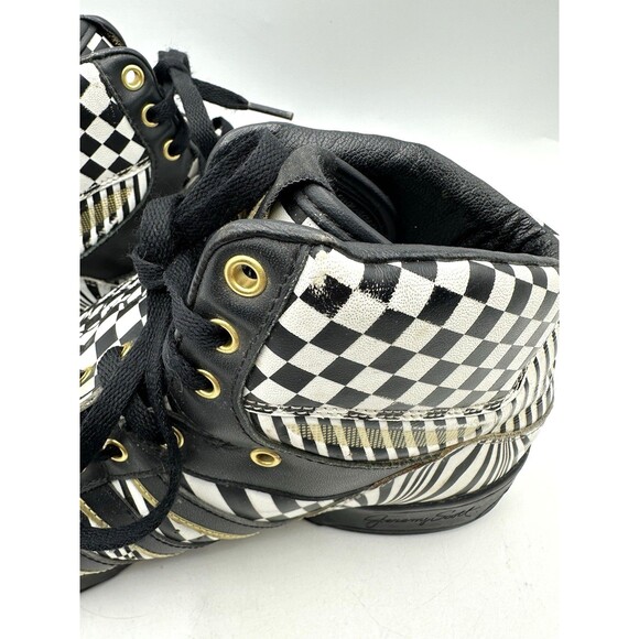 Adidas Jeremy Scott Wings Op Art Black White Multi Pattern US 10 Rare HTF main image 9
